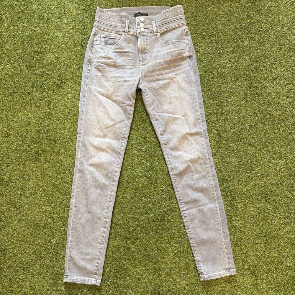 Ann Taylor Pants Women’s 2 High Rise The Skinny In Curvy Gray Wash